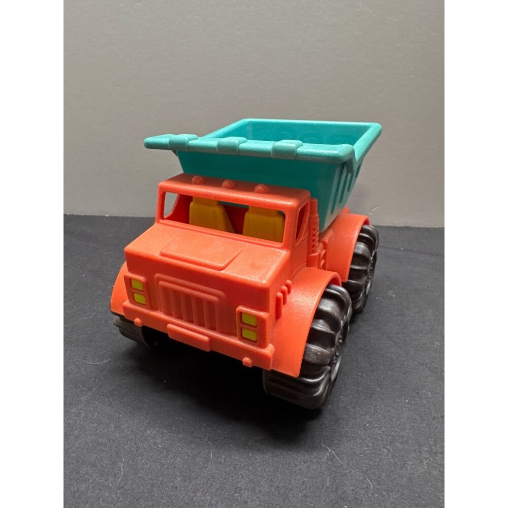 Battat Coastal Cruiser Sand Orange Blue Dump Truck Toy For Kids